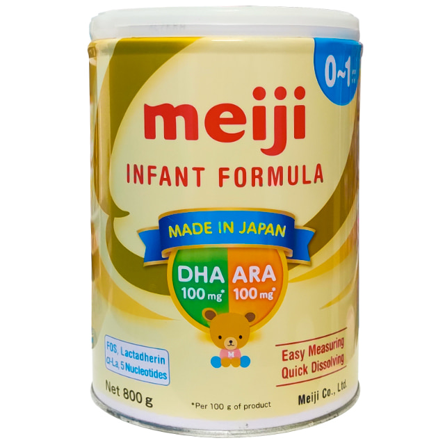 Sữa Meiji Infant Formula lon 800g nhập khẩu cho trẻ 0-1 tuổi
