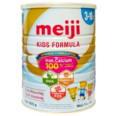 Sữa Meiji Kids Formula lon 900g cho trẻ 3-10 tuổi nhập khẩu