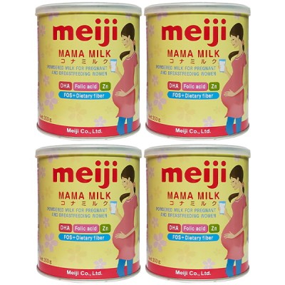 Combo 4 lon Sữa mẹ mang thai Meiji Mama nhập khẩu 350g