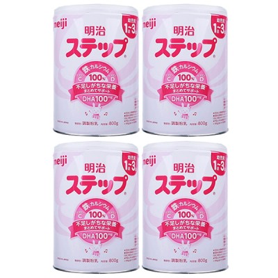 Combo 4 lon Sữa Meiji nội địa Nhật Bản 800g cho trẻ 1-3 tuổi